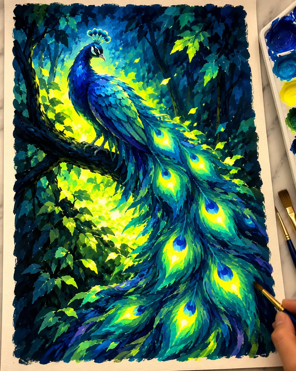 Module 3: Glowing Peacock