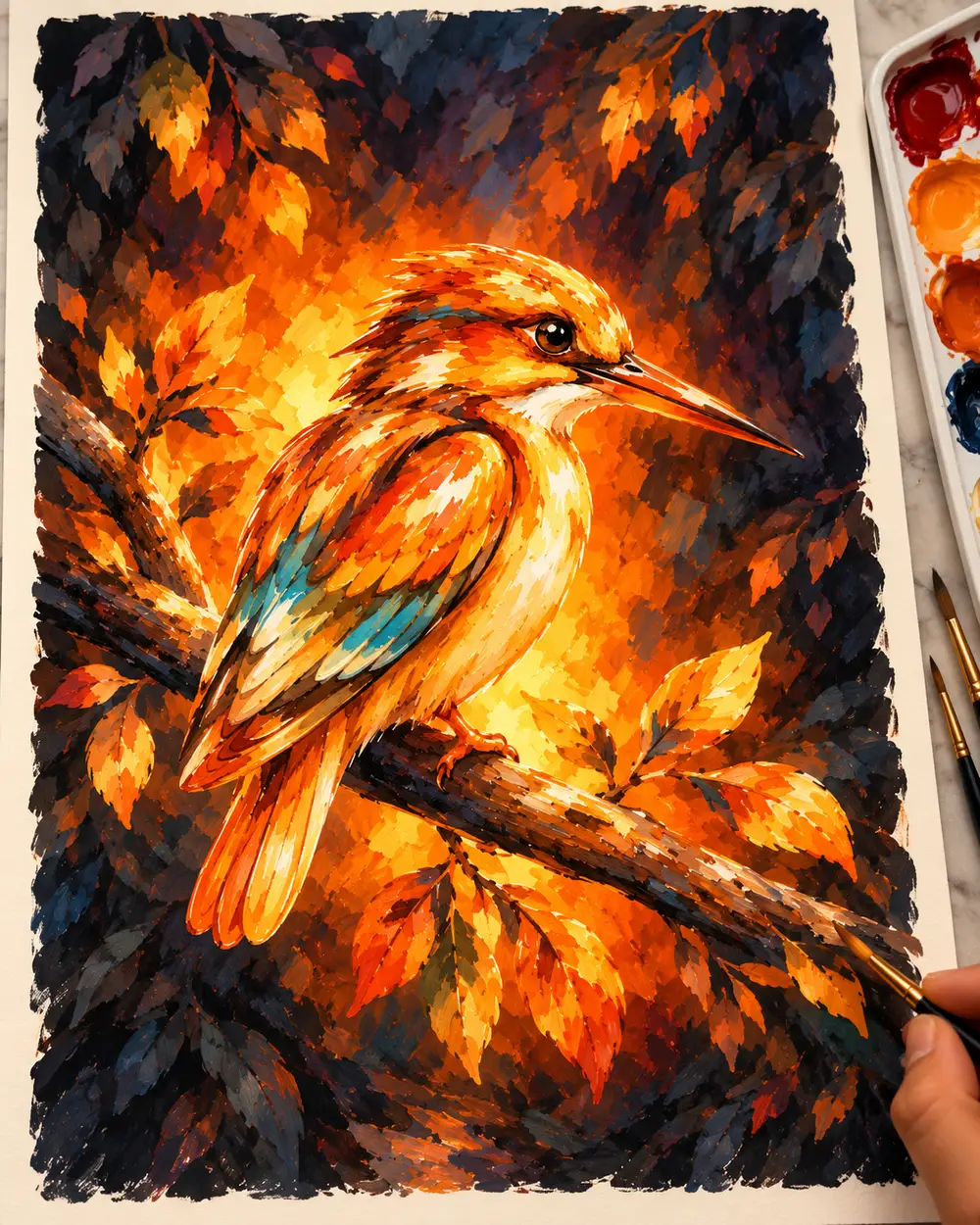 Module 4: Glowing Kingfisher