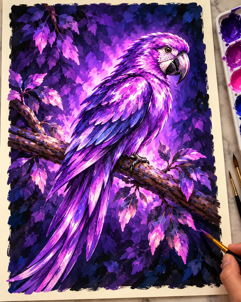 Module 5: Glowing Parrot